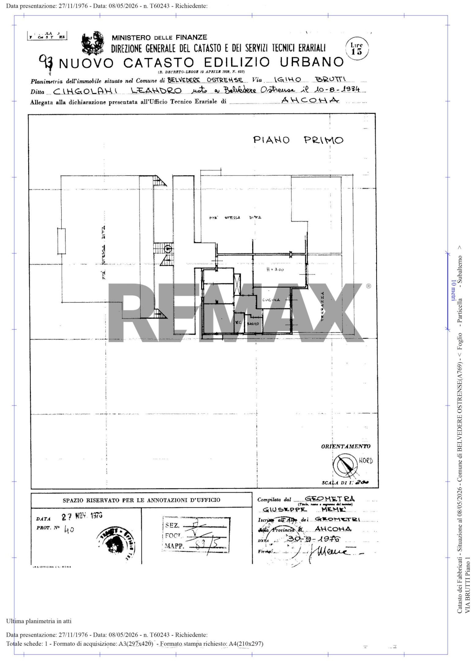 Pianta 2D - Apartment Via Igino Brutti
 
15, Belvedere Ostrense - floor plans 1