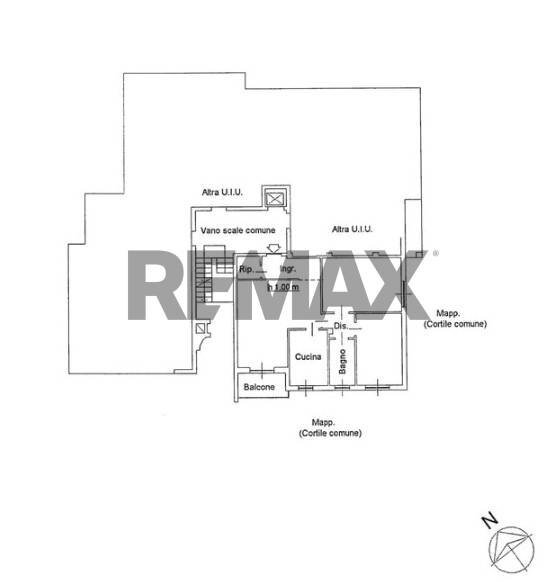 Pianta 2D - Trilocale Via XXV Aprile
 
6, Arese - planimetria 1