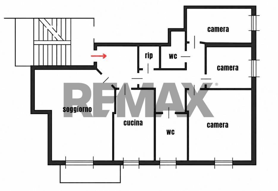 Pianta 2D - Four-room apartment Via Pablo Neruda
 
13, Arsago Seprio - floor plans 1