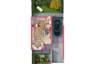 Planimetria - Terraced Villa strada Genova, 93, Moncalieri - photo 9
