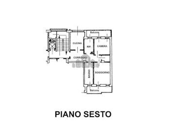 Planimetria - Three-room apartment corso Vercelli, 72, Ivrea - photo 28