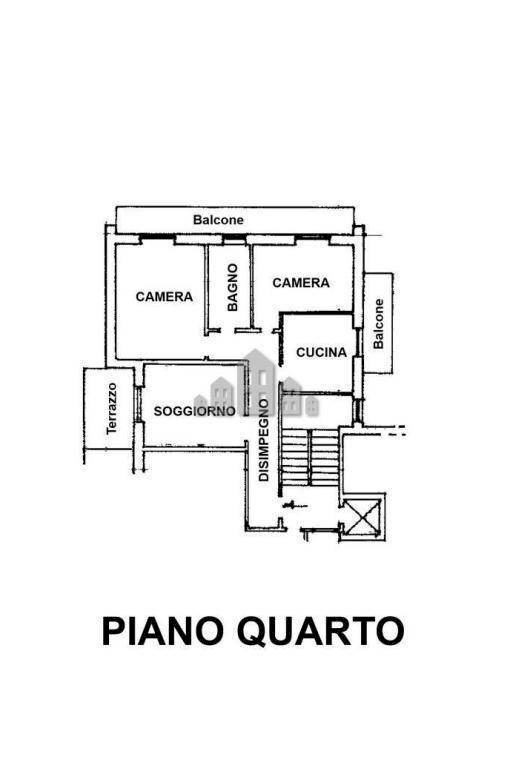Quadrilocale via Galimberti, 45, Cuorgnè - planimetria 1