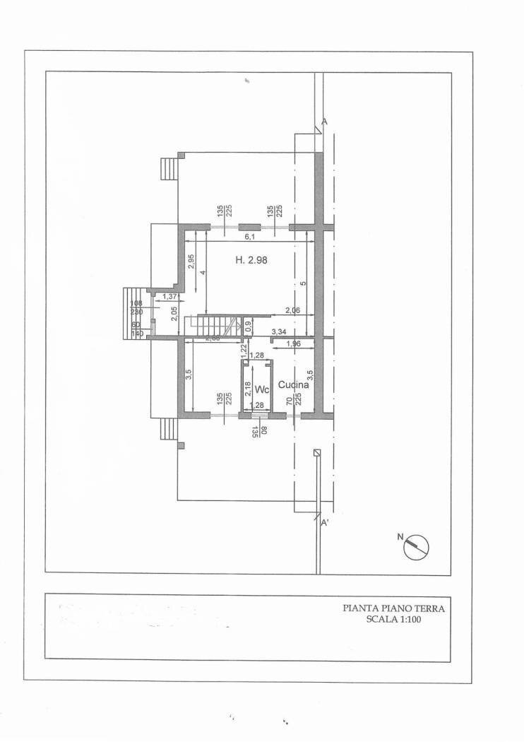 Villa via dei Garofani, 6, Anzio - floor plans 1