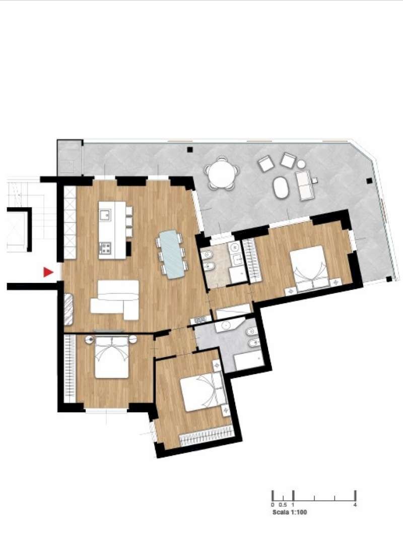 b4-b6-b8 - Apartment via Po, San Mauro Torinese - floor plans 1