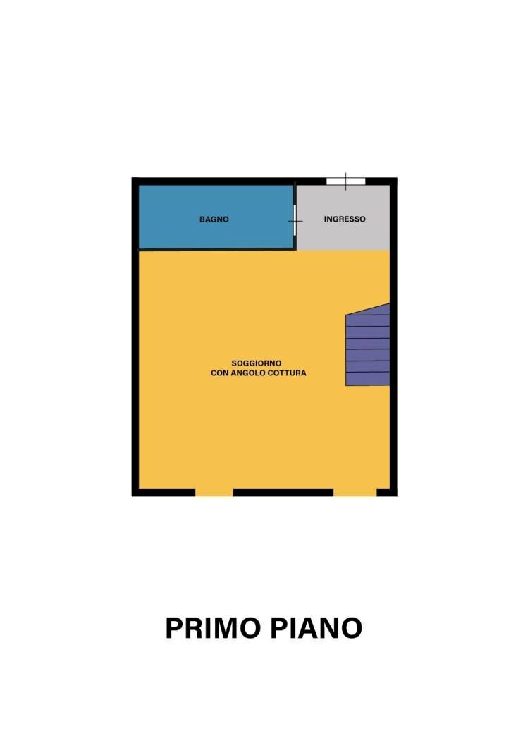 Trilocale corso Armando Diaz, Forlì - planimetria 1