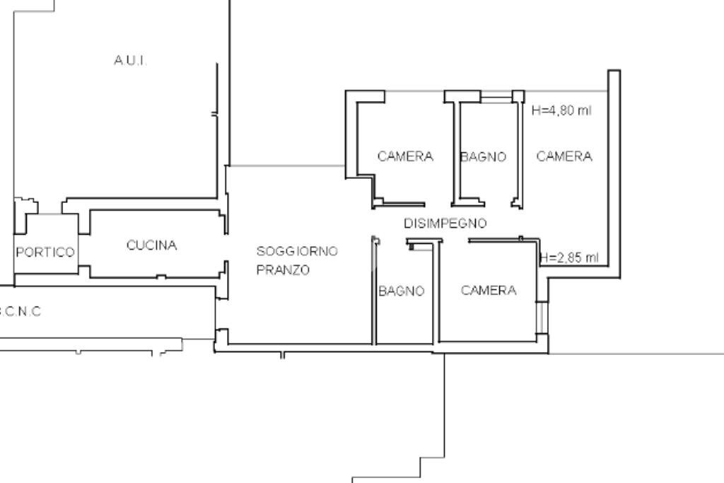 Appartamento Via F. Cilea, Casalecchio di Reno - planimetria 1