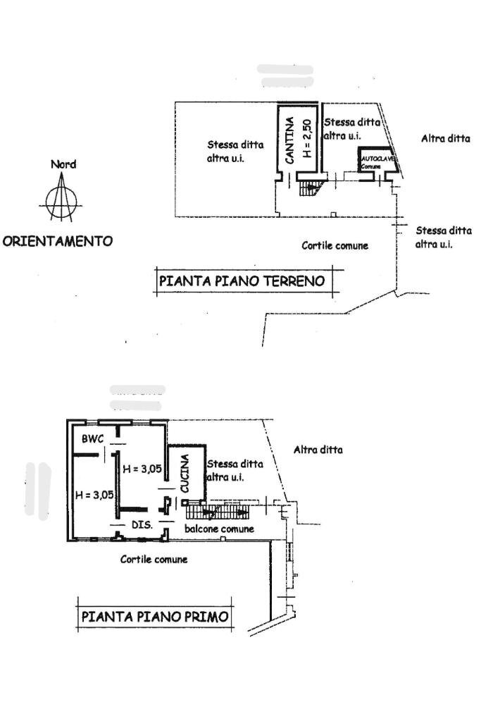 Three-room apartment Via Massimo d'Azeglio, Castellamonte - floor plans 1