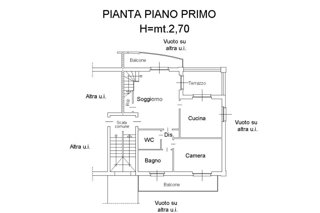 Appartamento Via Martiri Della Liberta', San Mauro Torinese - planimetria 1