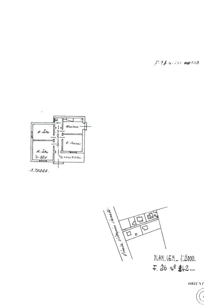Villa Via Giambattista Pergolesi, Cervia - planimetria 1