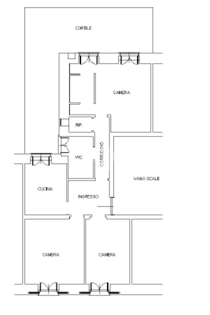 Quadrilocale Via Giuseppe Ferrari, Genova (zona Castelletto) - planimetria 1