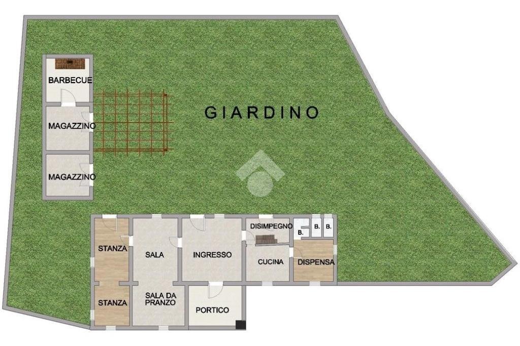 Villa Via IV Novembre, Peschiera Borromeo - planimetria 1