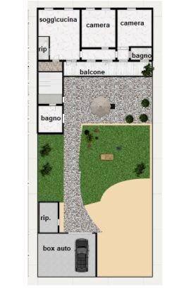 Villa via A. Chaniach, 4, Pogliano Milanese - floor plans 1