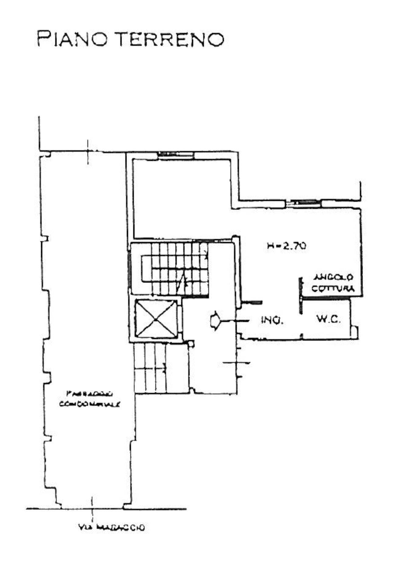 Foto 19 - Two-room apartment via masaccio
 
176, Firenze - floor plans 1