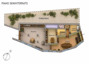 Planimetria - Casa indipendente via Provinciale, 11, Dolceacqua - foto 26