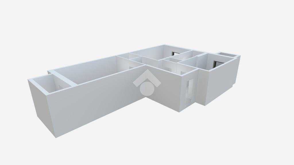 Two-room apartment Via Leone Tolstoi, Milano (neighborhood Giambellino) - floor plans 1