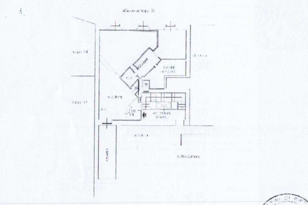 Two-room apartment Via Castelfidardo, Milano (neighborhood Moscova) - floor plans 1