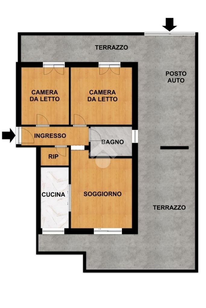 Quadrilocale Via Chiavella, Savona - planimetria 1
