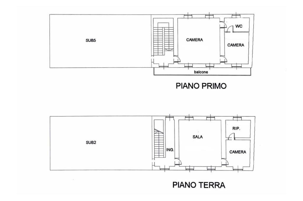 Casa indipendente Via Cesare Battisti, Livorno Ferraris - planimetria 1