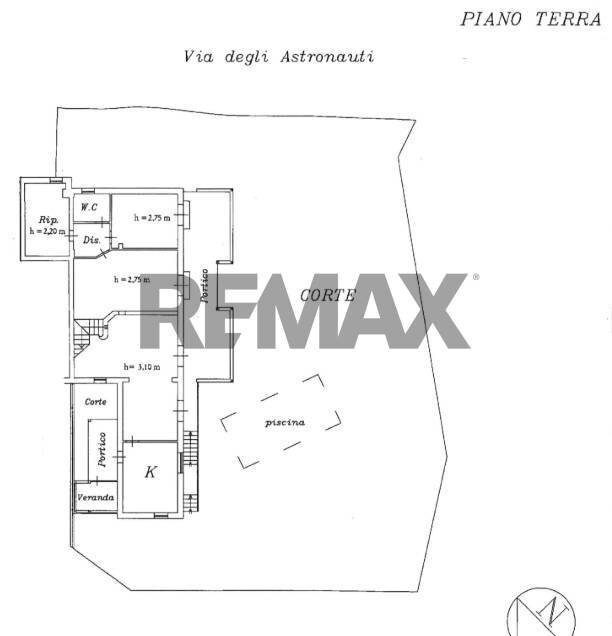 Pianta 2D - Villa Via degli Astronauti
 
61/bis, Altofonte - planimetria 1
