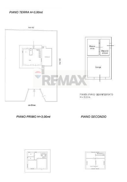 Pianta 2D - Villa Via Etnea
 
172, Nicolosi - planimetria 1