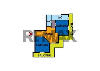 Pianta 2D - Three-room apartment Via Isolella
 
snc, Fisciano - photo 21