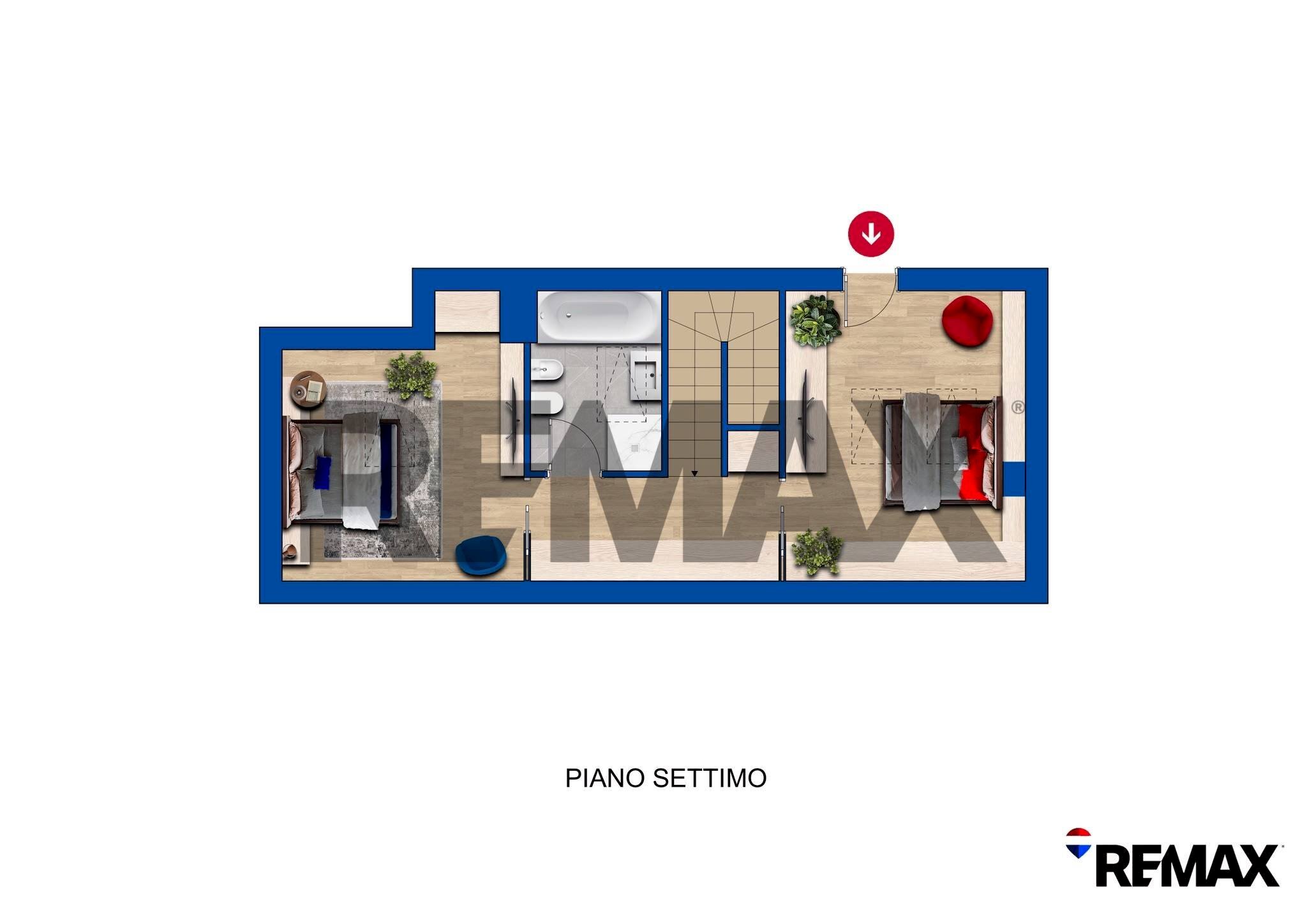 Pianta 2D - Trilocale VIA TALIEDO
 
2, Milano - planimetria 1