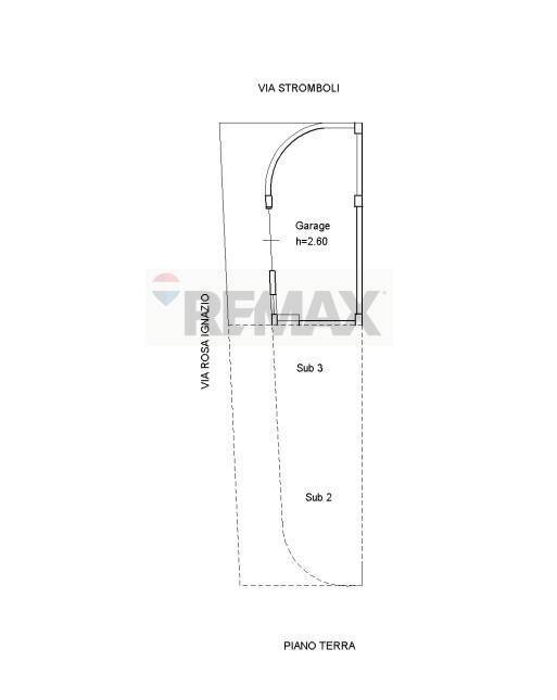Pianta 2D - Trilocale Via Ignazio Rosa ang. Via Stromboli
 
s.n., Vittoria - planimetria 1