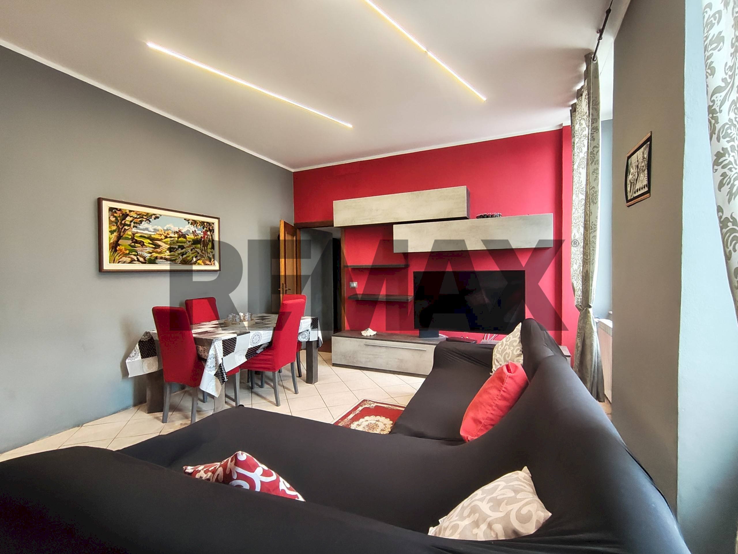 Sala da pranzo - Appartamento Via Fratelli Calvi
24, Villa d'Almè - foto 3
