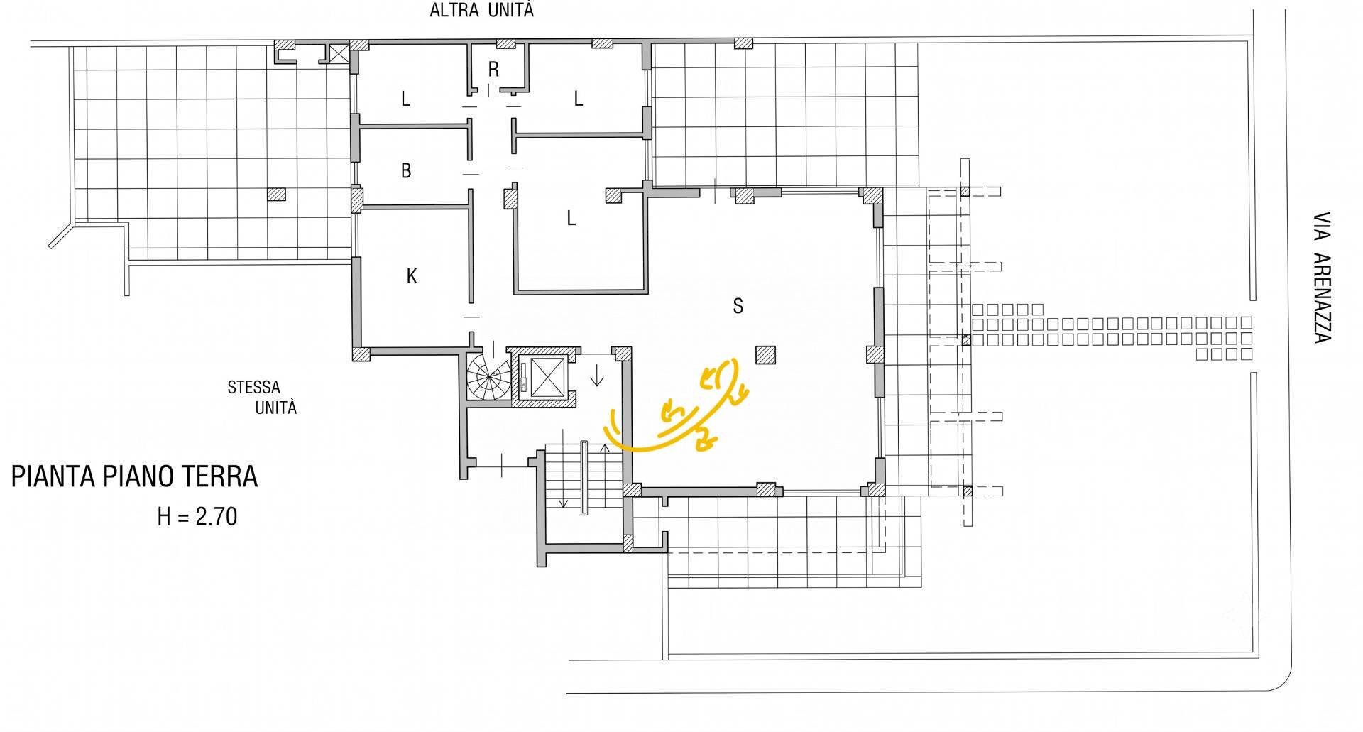 Piano terra - Villa Via Arenazza, Monopoli - floor plans 1