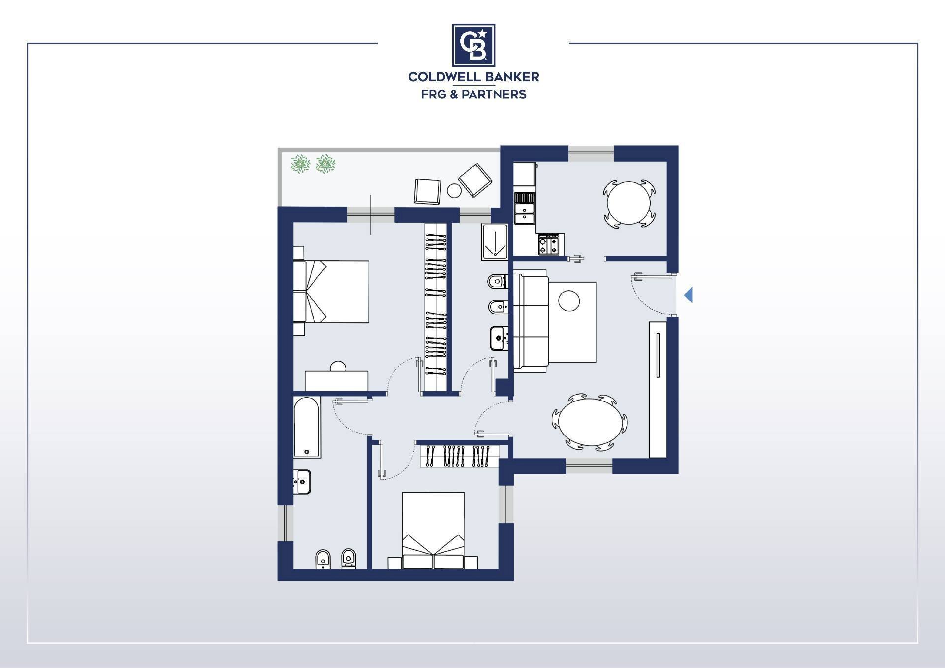 Foto 34 - Three-room apartment Via Angelo Ioppi
 
8, Viterbo - floor plans 1