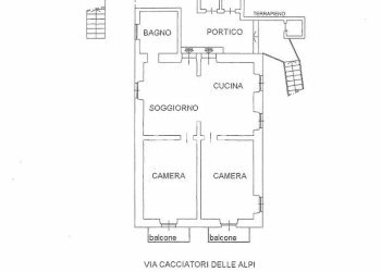 PLANIMETRIA - Three-room apartment Via Cacciatori delle Alpi, Argegno - photo 16