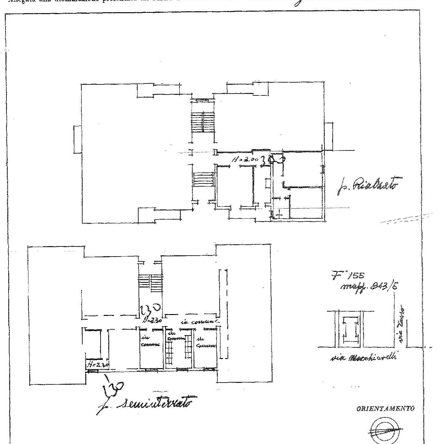planimetrie appartamento - Quadrilocale Imola - planimetria 1