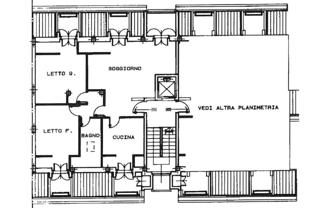 Four-room apartment Via palestro, Santhià - floor plans 1