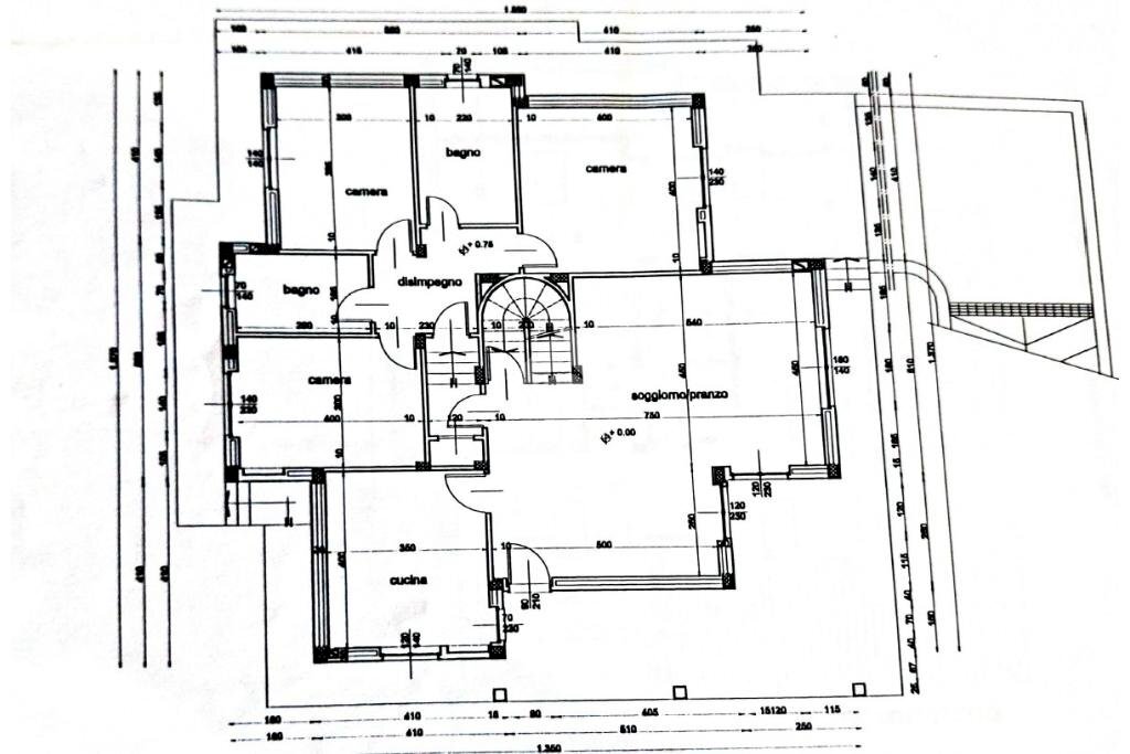Villa Strada Valle Garavaglia, Castiglione Torinese - floor plans 1