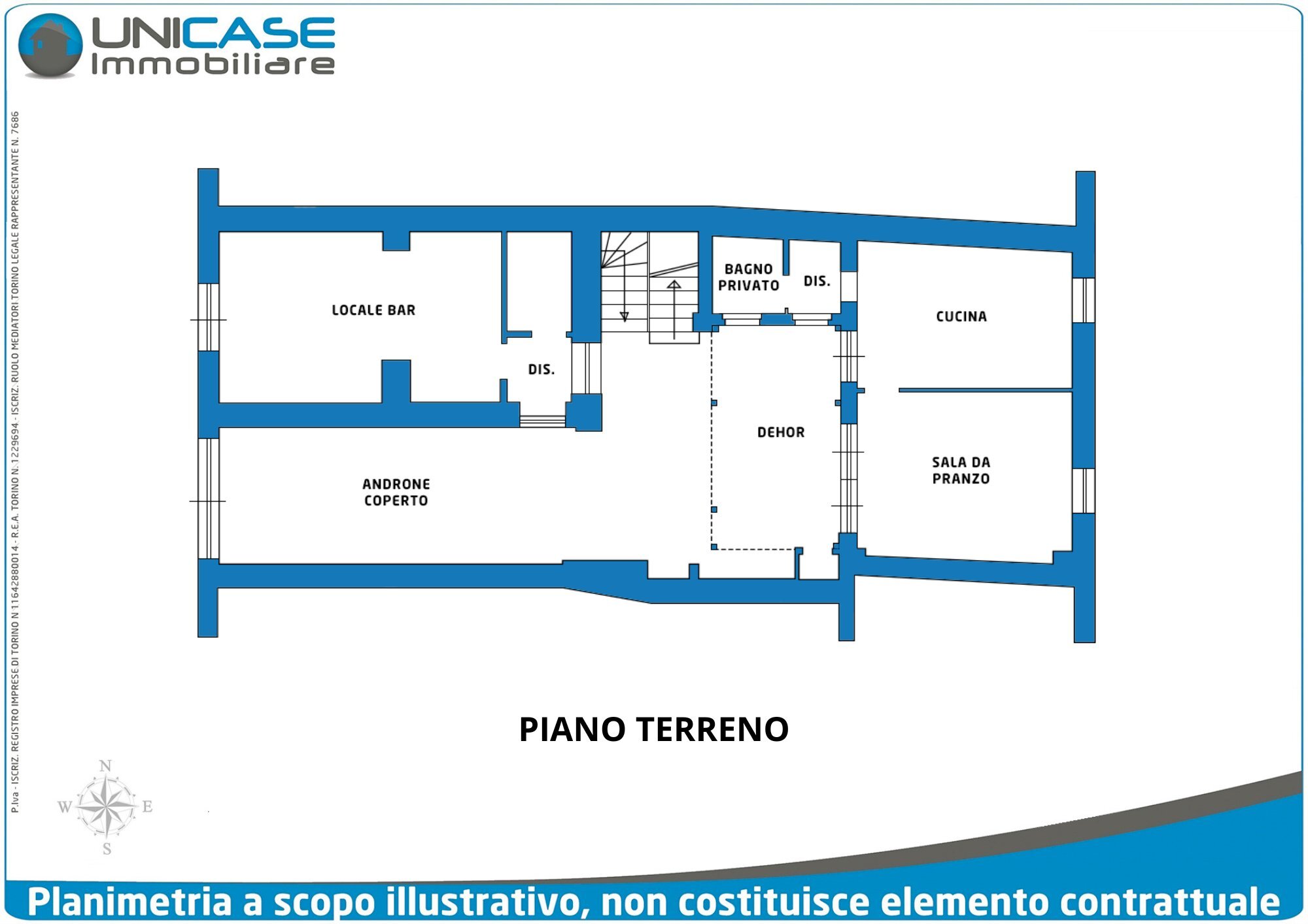 Ristorante Via Caduti per la Libertà, 9, Torre Pellice - planimetria 1