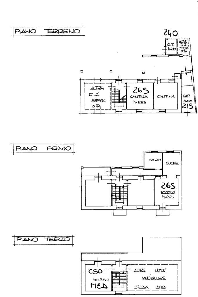 Independent house Via Torino, Lanzo Torinese - floor plans 1