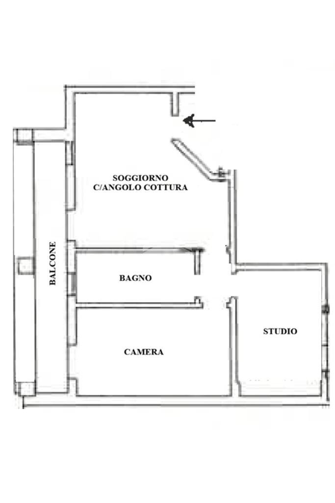 Bilocale Valsamoggia, Valsamoggia (zona San Lazzaro) - planimetria 1