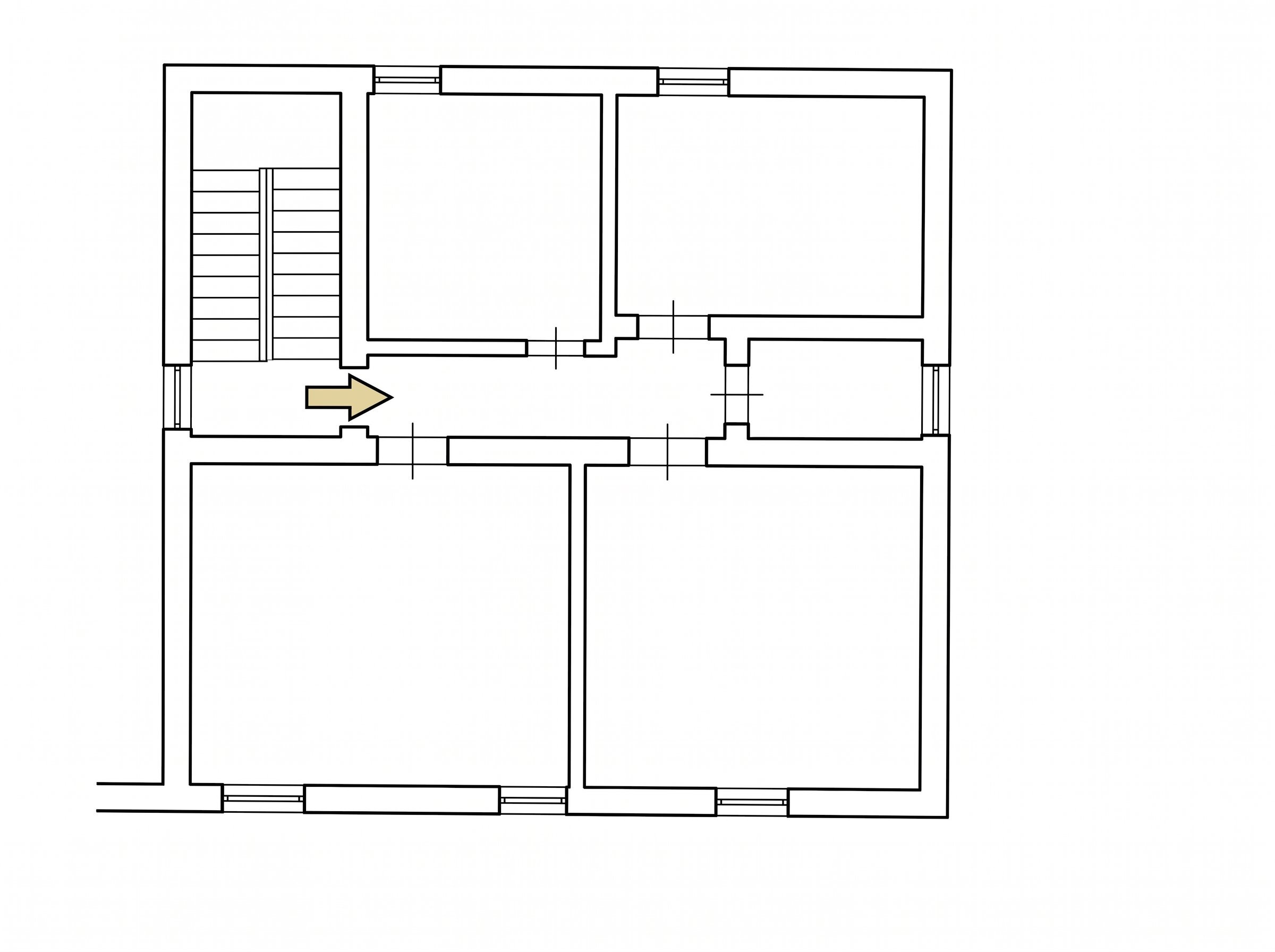 Four-room apartment Bologna (neighborhood Zanardi) - floor plans 1