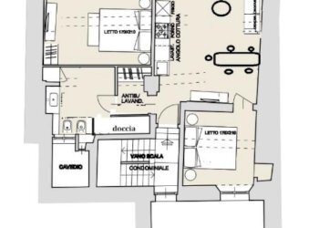 Four-room apartment vico dei Migliorini, Genova (neighborhood Centro Storico) - photo 2