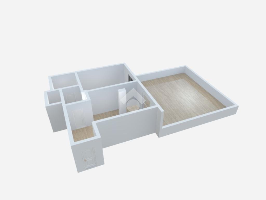 Two-room apartment Piazza dei daini, Milano (neighborhood Bicocca) - floor plans 1