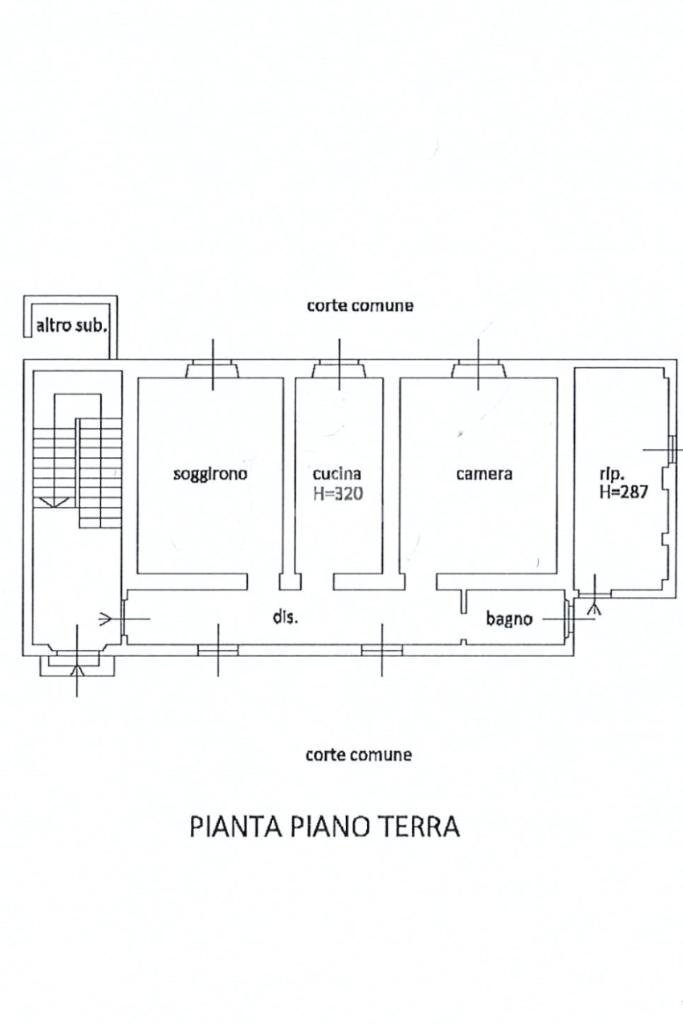 Casa indipendente Via Sebastiano Gaeta, Alessandria - planimetria 1
