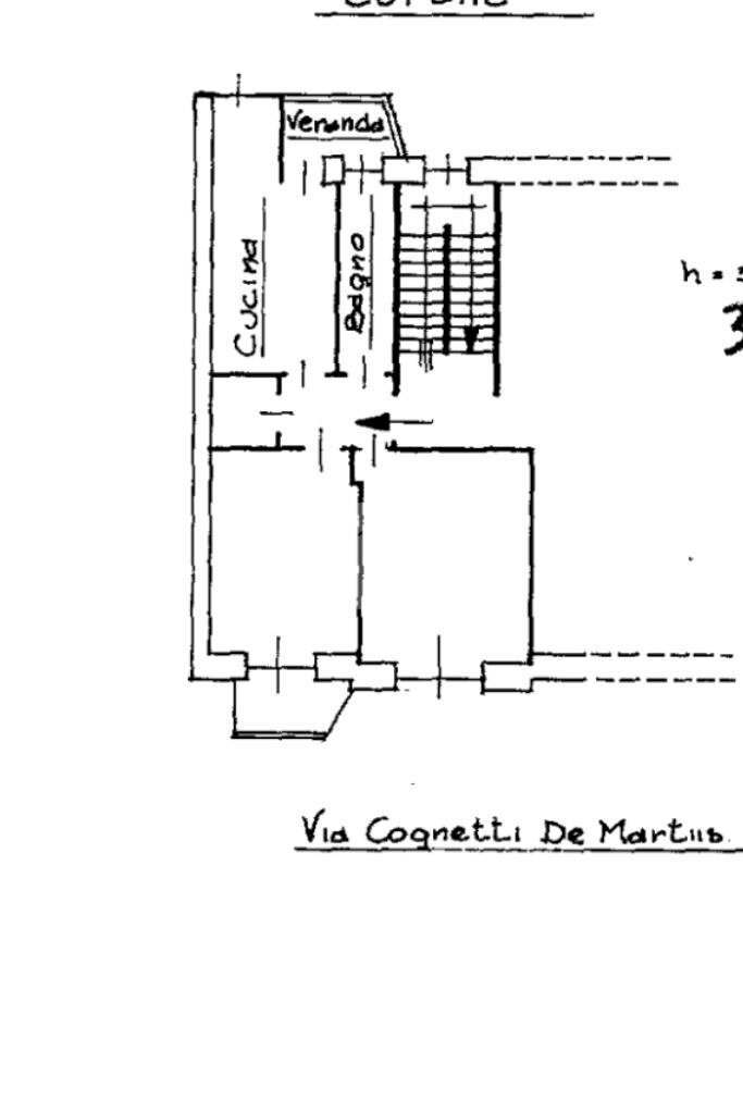 Three-room apartment Via Cognetti de Martiis, Torino (neighborhood Lucento) - floor plans 1