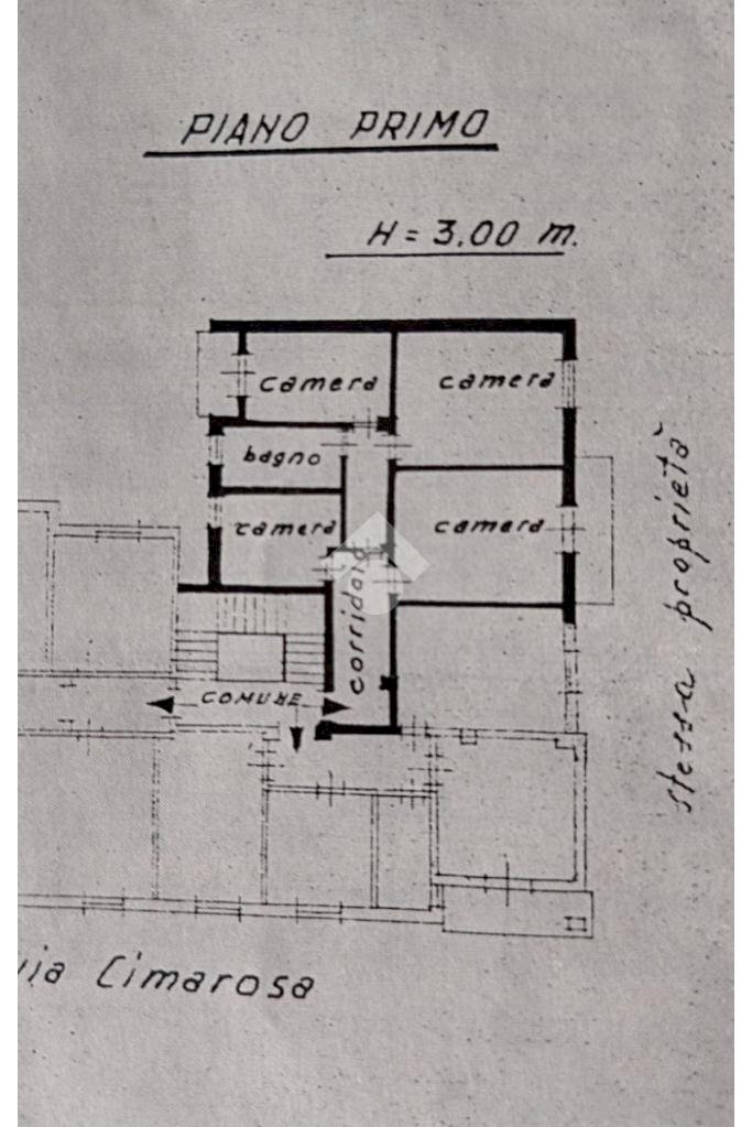 Three-room apartment Via D. Cimarosa, Modena - floor plans 1