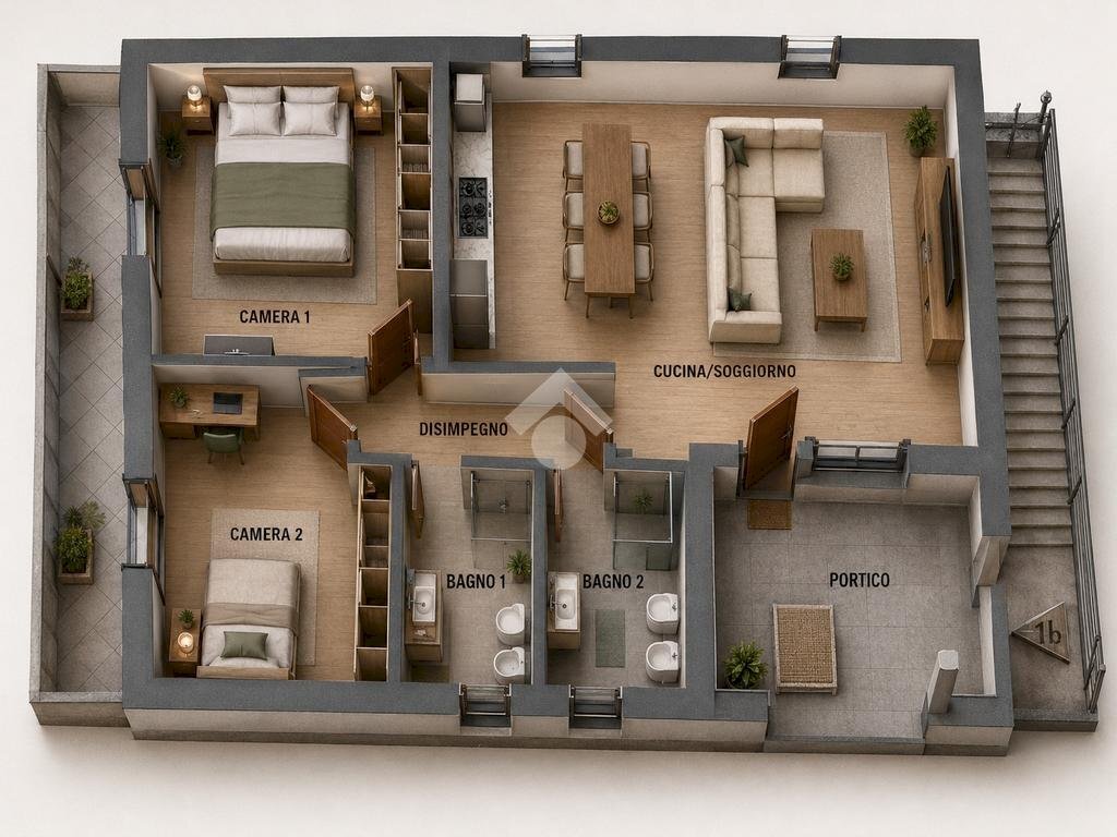 Three-room apartment Via Privata Betulle, Vaprio d'Adda - photo 2