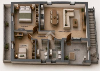 Three-room apartment Via Privata Betulle, Vaprio d'Adda - photo 2