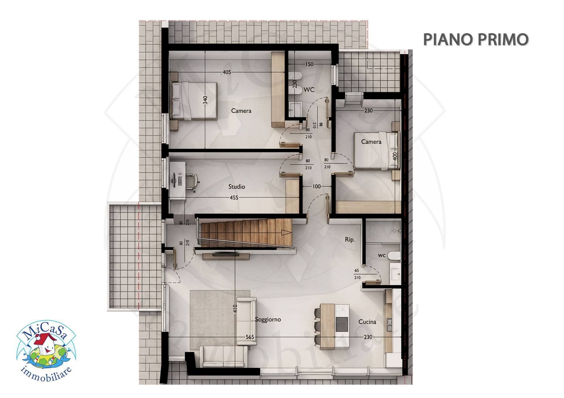 Foto 11 - Apartment Via Pisorno
 
14, Pisa - floor plans 1