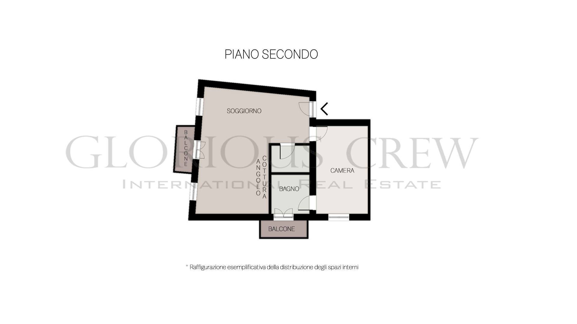Foto 13 - Appartamento Via Brisa, Milano - planimetria 1