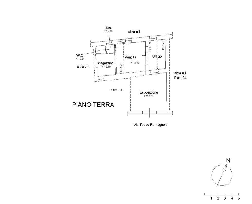Foto 21 - Commercial Premises VIA TOSCO ROMAGNOLA
 
239, Calcinaia - floor plans 1