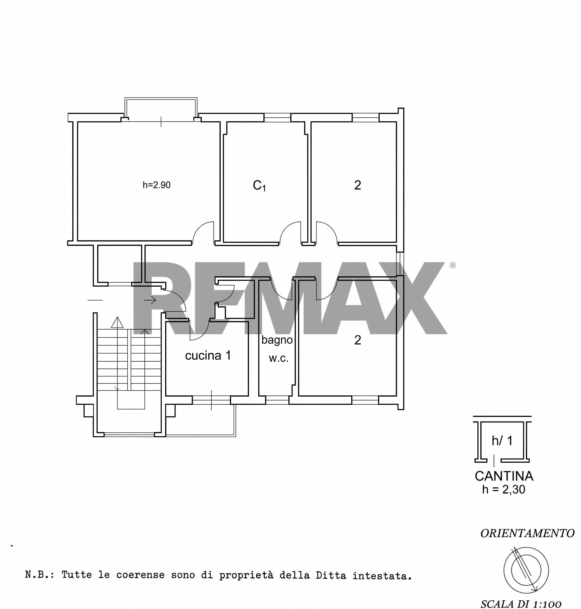 Pianta 2D - Quadrilocale Via Cechov
 
41, Milano - planimetria 1