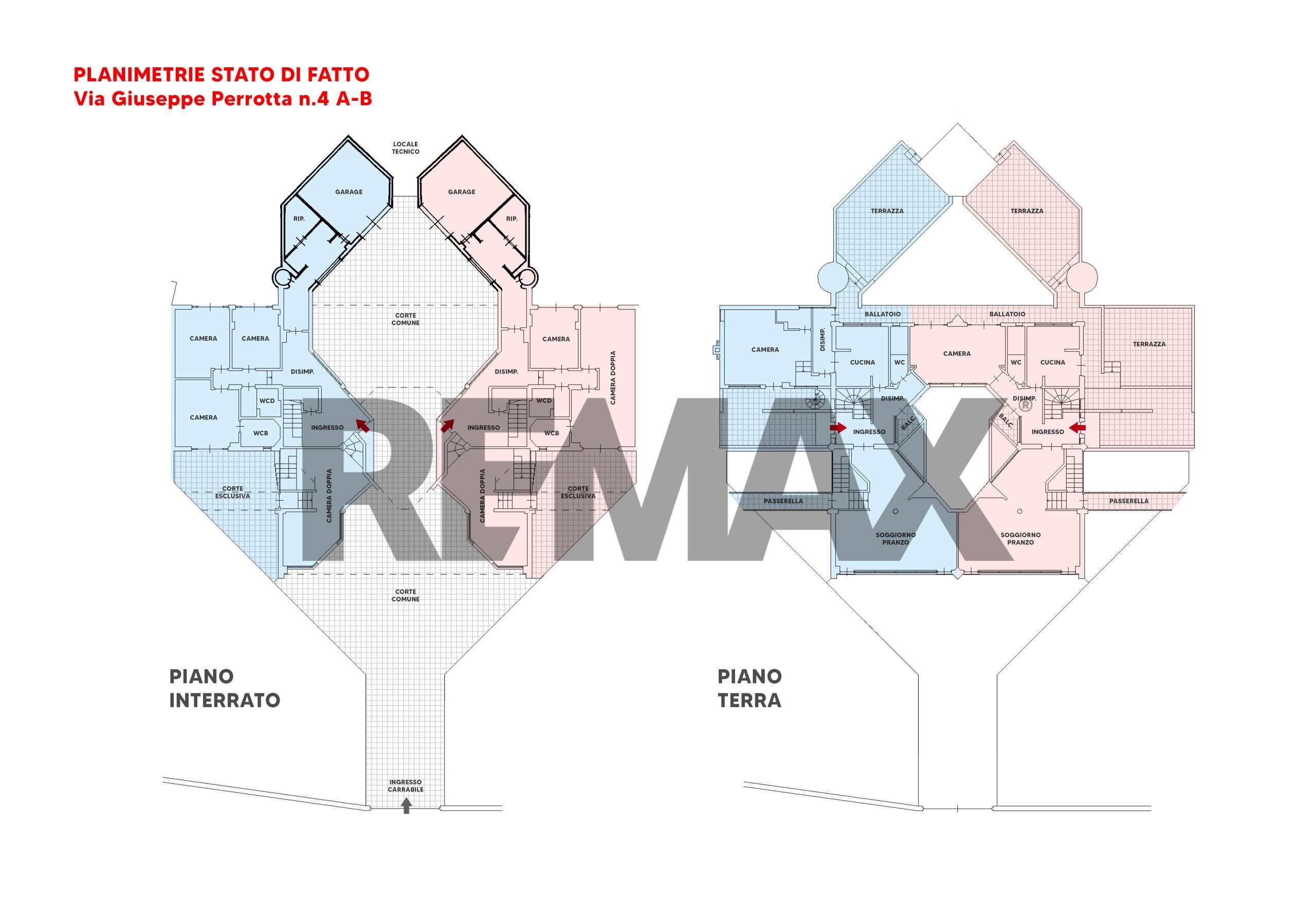 Pianta 2D - Villa Via Giuseppe Perrotta
 
snc, Palermo - floor plans 1